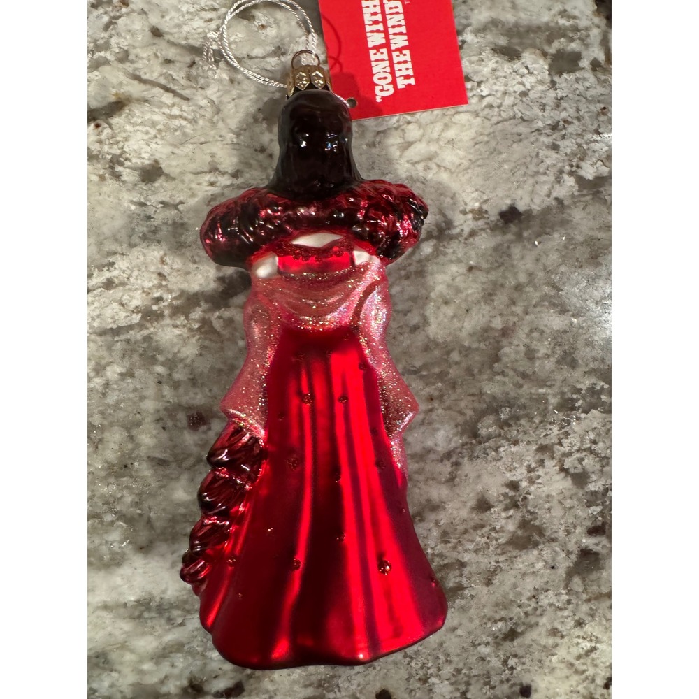 Polonaise Gone With The Wind Scarlett O'Hara Glass Ornament Kurt Adler 1998 - Picture 7 of 8